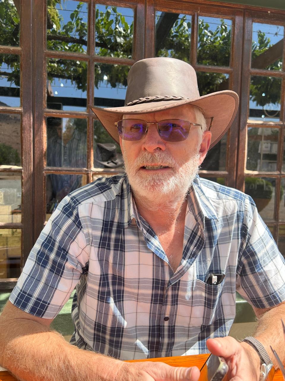 Roland Greenland, English tutor in Kimberley, South Africa